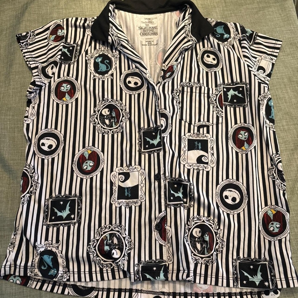Disney Tim Burton pajama top